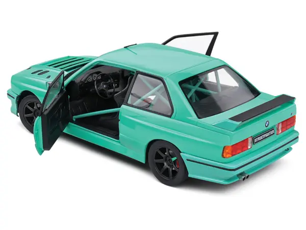 1990 BMW E30 M3 Custom "Drift Missile" Blue 1/18 Diecast Model Car by Solido #5