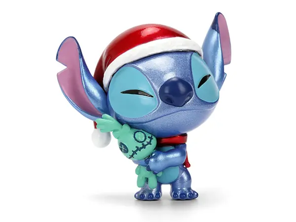Set of 4 Diecast Figures "Disney's Stitch Christmas Edition" "Metalfigs" Series by Jada #3