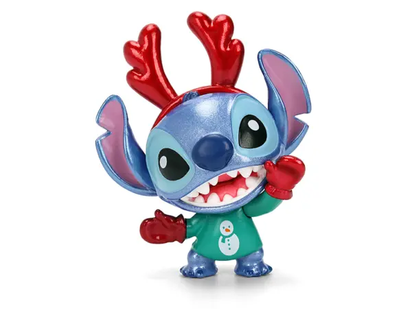 Set of 4 Diecast Figures "Disney's Stitch Christmas Edition" "Metalfigs" Series by Jada #4