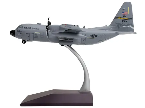 Lockheed C-130H3 Hercules Transport Aircraft "Montana Air National Guard Great Falls ANGB" United States Air Force "Gemini 200" Series 1/200 Diecast Model Airplane by GeminiJets #2
