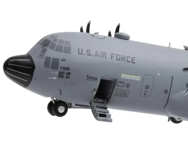 Lockheed C-130H3 Hercules Transport Aircraft "Montana Air National Guard Great Falls ANGB" United States Air Force "Gemini 200" Series 1/200 Diecast Model Airplane by GeminiJets #4