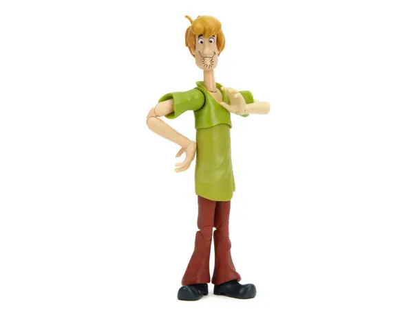 Shaggy Rogers 6.5" Moveable Figure with Accessories and Alternate Head and Hands "Scooby-Doo!" Franchise Model by Jada #2