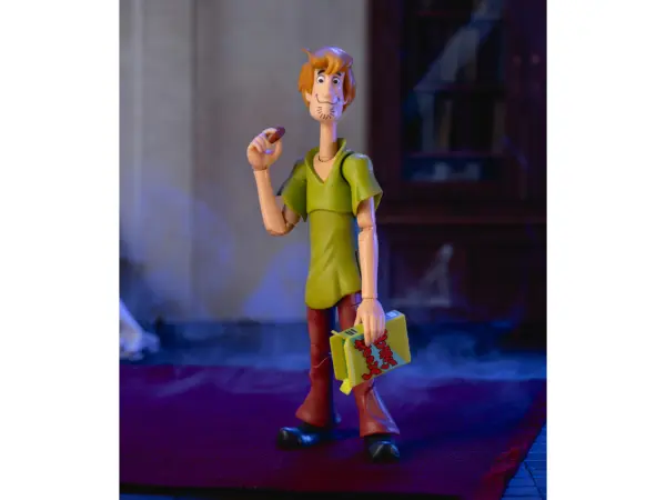 Shaggy Rogers 6.5" Moveable Figure with Accessories and Alternate Head and Hands "Scooby-Doo!" Franchise Model by Jada #4