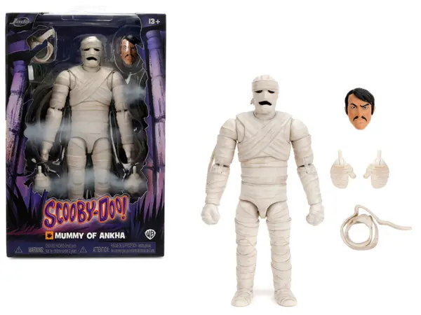 Ankha 7" Moveable Figure with Accessories and Alternate Head and Hands "Scooby-Doo!" Franchise Model by Jada #1