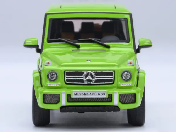 2017 Mercedes-Benz AMG G 63 Alien Green 1/64 Model Car by Autoart #4