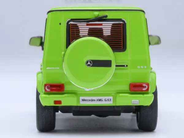 2017 Mercedes-Benz AMG G 63 Alien Green 1/64 Model Car by Autoart #5