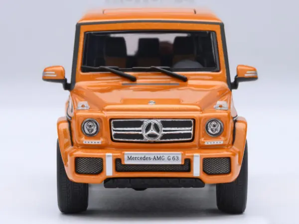 2017 Mercedes-Benz AMG G 63 Sunset Beam Orange 1/64 Model Car by Autoart #4