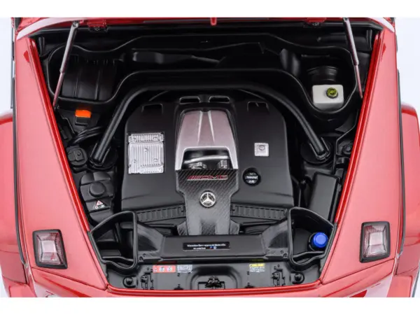 2019 Mercedes-Benz AMG G63 Cardinal Red Metallic 1/18 Model Car by Autoart #2