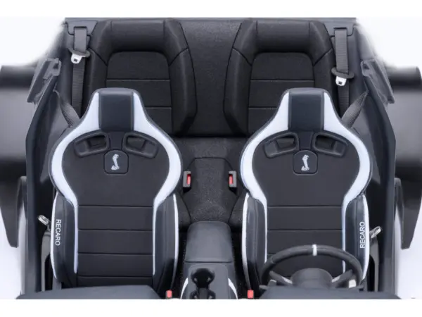 Ford Mustang Shelby GT500 Grabber Blue with White Stripes 1/18 Model Car by Autoart #5