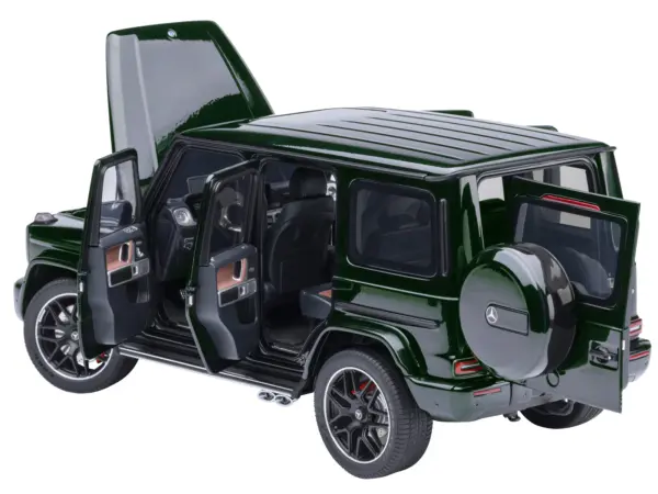 2019 Mercedes-Benz AMG G63 Emerald Green Metallic 1/18 Model Car by Autoart #2
