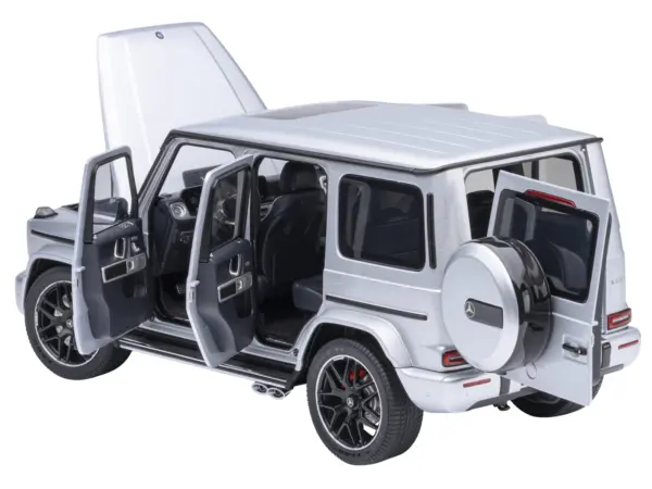 2019 Mercedes-Benz AMG G63 Iridium Silver Metallic 1/18 Model Car by Autoart #2