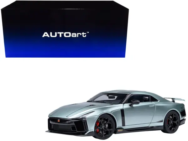 Nissan GT-R50 By ItalDesign Green Metallic and Black 1/18 Model Car by Autoart #1