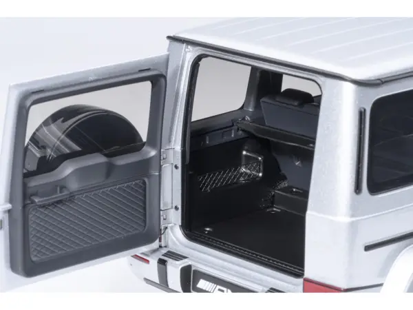 2019 Mercedes-Benz AMG G63 Iridium Silver Metallic 1/18 Model Car by Autoart #5