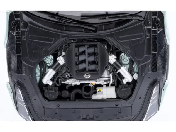 Nissan GT-R50 By ItalDesign Green Metallic and Black 1/18 Model Car by Autoart #3