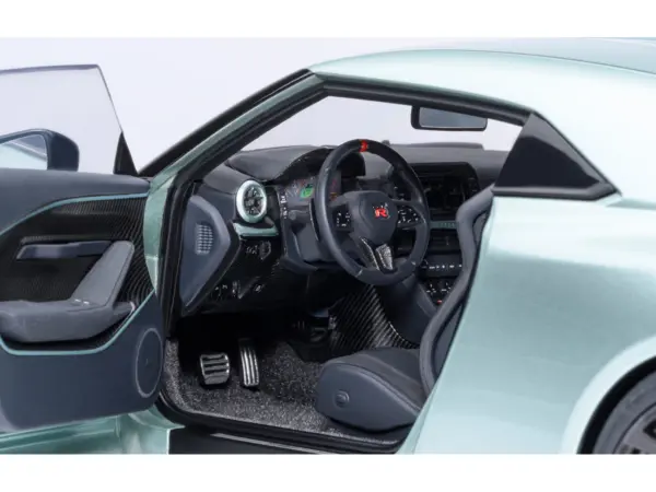 Nissan GT-R50 By ItalDesign Green Metallic and Black 1/18 Model Car by Autoart #4