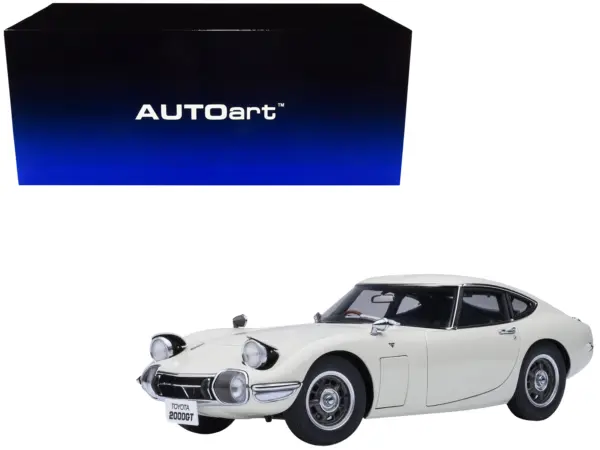 1967 Toyota 2000GT RHD (Right Hand Drive) White 1/18 Model Car by Autoart #1