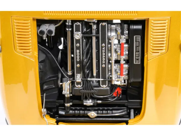 1967 Toyota 2000GT RHD (Right Hand Drive) Gold Metallic 1/18 Model Car by Autoart #3