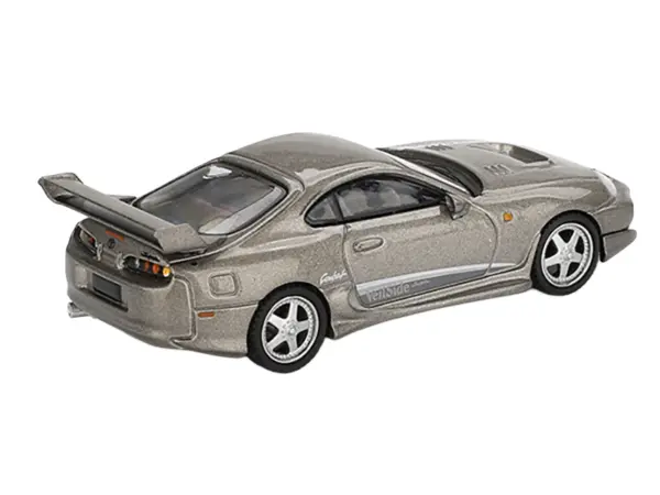 Toyota Supra "VeilSide Combat V-II" Combat Gray Metallic Limited Edition 1/64 Diecast Model Car by Mini GT #3