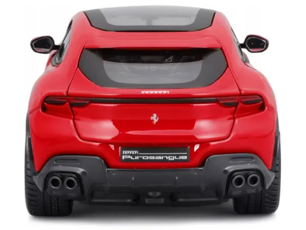 Ferrari Purosangue Red with Sunroof "Race + Play" Series 1/24 Diecast Model Car by Bburago #4