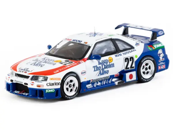 Nissan NISMO GT-R LM #22 Hideo Fukuyama - Masahiko Kondo - Shunji Kasuya "NISMO" "24 Hours of Le Mans" (1995) "Hobby64" Series 1/64 Diecast Model Car by Tarmac Works #2