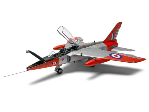 Level 2 Model Kit Folland Gnat T.1 Fighter Aircraft with 2 Scheme Options 1/48 Plastic Model Kit by Airfix #5