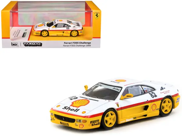 Ferrari F355 Challenge #82 Peter Andersen "Team Kroymans - Shell Oil" "Ferrari F355 Challenge" (1999) "Hobby64" Series 1/64 Diecast Model Car by Tarmac Works #1