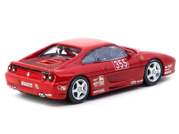 Ferrari F355 Challenge #355 "Presentation" Red "Hobby64" Series 1/64 Diecast Model by Tarmac Works #3