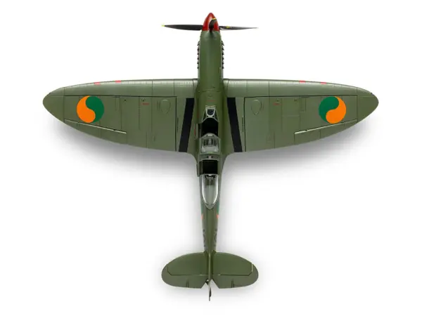 Level 2 Model Kit Supermarine Spitfire Tr.9 Fighter Aircraft with 2 Scheme Options 1/48 Plastic Model Kit by Airfix #5