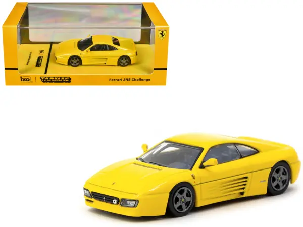 Ferrari 348 Challenge Yellow "Road64" Series 1/64 Diecast Model Car by Tarmac Works #1