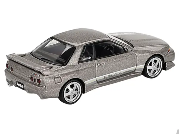 Nissan Skyline GT-R (R32) RHD (Right Hand Drive) "Veilside Combat C-I" Gray Metallic Limited Edition 1/64 Diecast Model Car by Mini GT #3