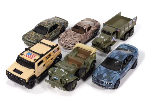"Military" Set A of 6 pieces 2025 Release 1 Limited Edition Diecast Models by Johnny Lightning #2