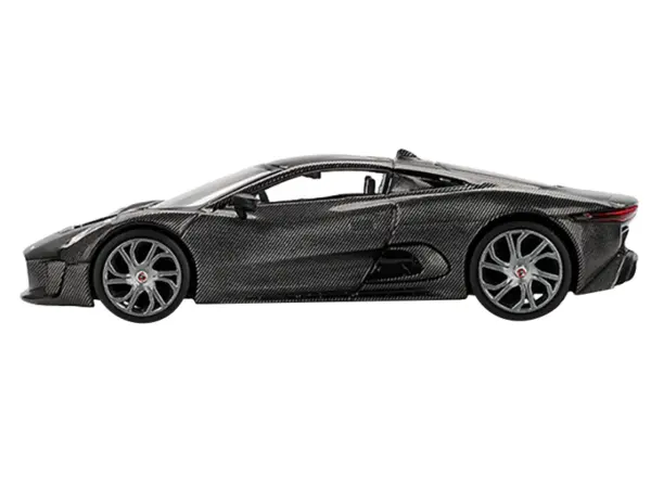 Jaguar C-X75 "Test Car" Black Carbon Limited Edition 1/64 Diecast Model Car by Mini GT #2