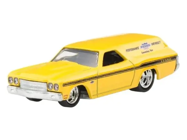 1970 Chevrolet Chevelle SS Wagon "Yenko" Yellow "Fast Wagons" Series Diecast Model Car by Hot Wheels #2
