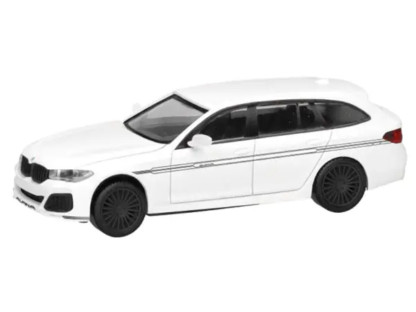 BMW Alpina B5 Touring White 1/87 (HO) Plastic Model Car by Herpa #2