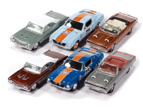 "Muscle Cars USA" 2025 Release 2 Set of 6 pieces 1/64 Diecast Model Cars by Johnny Lightning #2