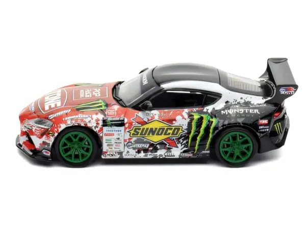 Toyota Pandem GR Supra RHD (Right Hand Drive) Daigo Saito "D1 Grand Prix" (2024) 1/64 Diecast Model Car by Pop Race #3