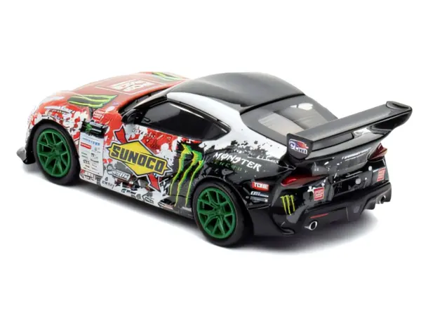 Toyota Pandem GR Supra RHD (Right Hand Drive) Daigo Saito "D1 Grand Prix" (2024) 1/64 Diecast Model Car by Pop Race #4