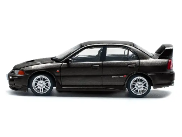 Mitsubishi Lancer Evolution IV RHD (Right Hand Drive) Pyrenees Black Pearl 1/64 Diecast Model Car by Pop Race #3