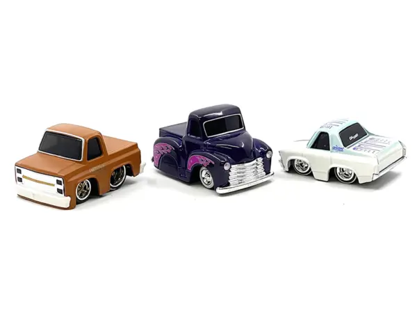 "Kustoms" Series 4 Chevrolet Triple Pack Set of 3 Cars Diecast Model Cars by CarTuned #2