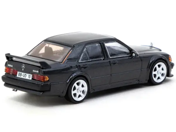 Mercedes-Benz 190 E 2.5-16 EVO 1 Blue-Black Metallic "Global64" Series 1/64 Diecast Model by Tarmac Works #2