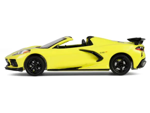 2022 Chevrolet Corvette C8.R Convertible Yellow with Silver Stripes "Barrett-Jackson" Series 15 1/64 Diecast Model Car by Greenlight #2