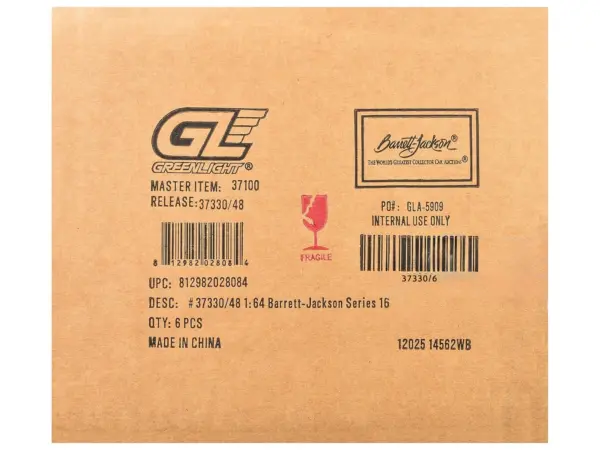 "Barrett-Jackson" Series 16 Set of 6 Cars 1/64 Diecast Model Cars by Greenlight #3