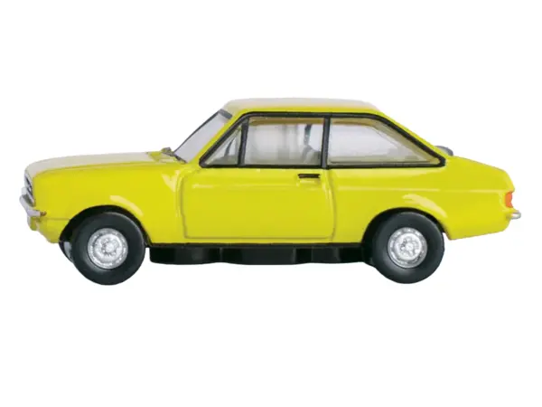 Ford Escort Mk2 RHD (Right Hand Drive) Signal Yellow 1/148 (N) Scale Diecast Model Car by Oxford Diecast #2
