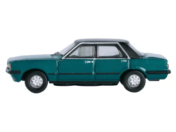 Ford Cortina Mk5 RHD (Right Hand Drive) Cosmos Blue Metallic with Black Top 1/148 (N) Scale Diecast Model Car by Oxford Diecast #2