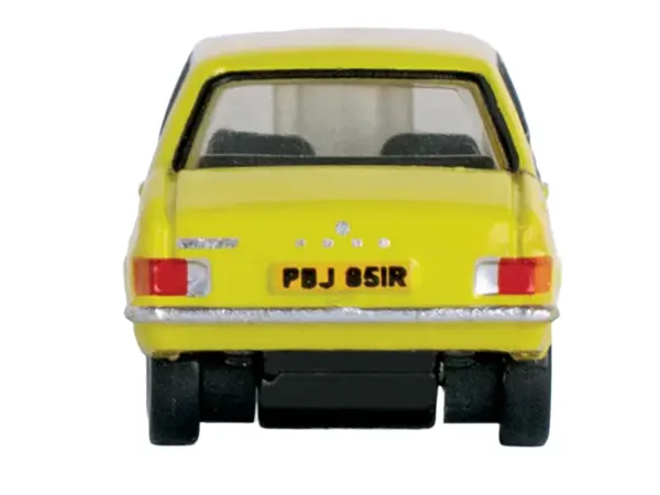 Ford Escort Mk2 RHD (Right Hand Drive) Signal Yellow 1/148 (N) Scale Diecast Model Car by Oxford Diecast #3