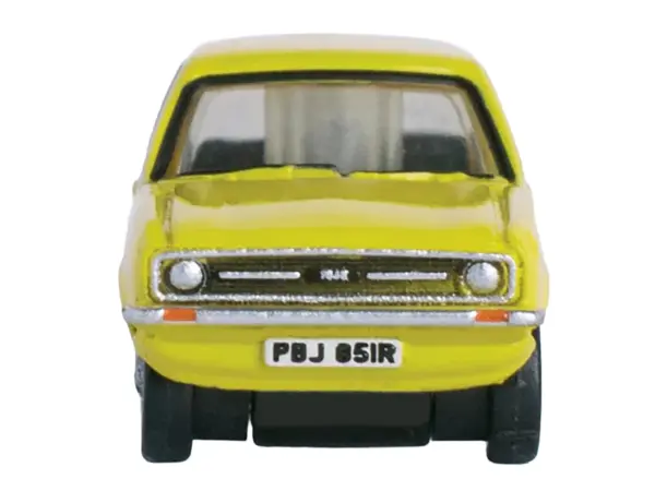 Ford Escort Mk2 RHD (Right Hand Drive) Signal Yellow 1/148 (N) Scale Diecast Model Car by Oxford Diecast #4
