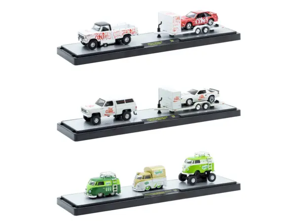 Auto Haulers "Soda" Set of 3 pieces Release 39 Limited Edition to 8000 pieces Worldwide 1/64 Diecast Models by M2 Machines #2