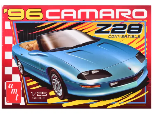 Skill 2 Model Kit 1996 Chevrolet Camaro Z28 Convertible 1/25 Scale Model by AMT #1