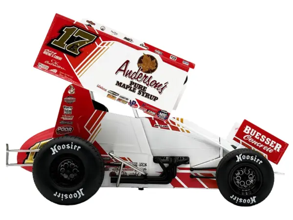 Winged Sprint Car #17B Bill Balog "Anderson's Pure Maple Syrup" (2025) 1/18 Diecast Model Car by ACME #3