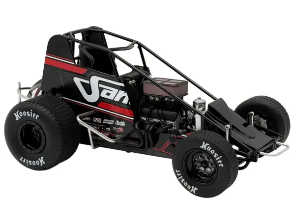 Winged Sprint Car #14 Spencer Bayston "Four CCCC's Construction - Sander" Jason Meyers Racing (2025) 1/18 Diecast Model Car by ACME #2